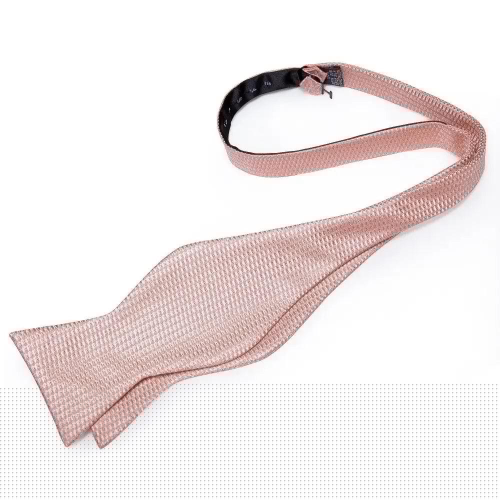 Luxury Pink Solid Men Bow Tie Silk Business Wedding Elegant Bowtie For Men Unique Desing For Every Occasion