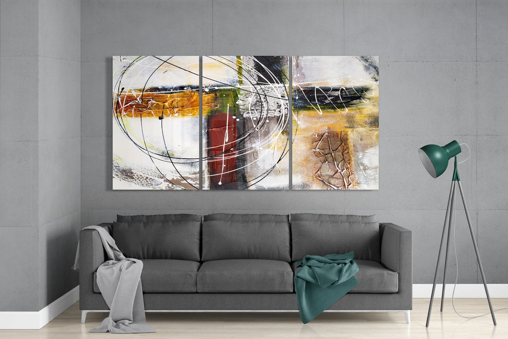 Here Glass Wall Art