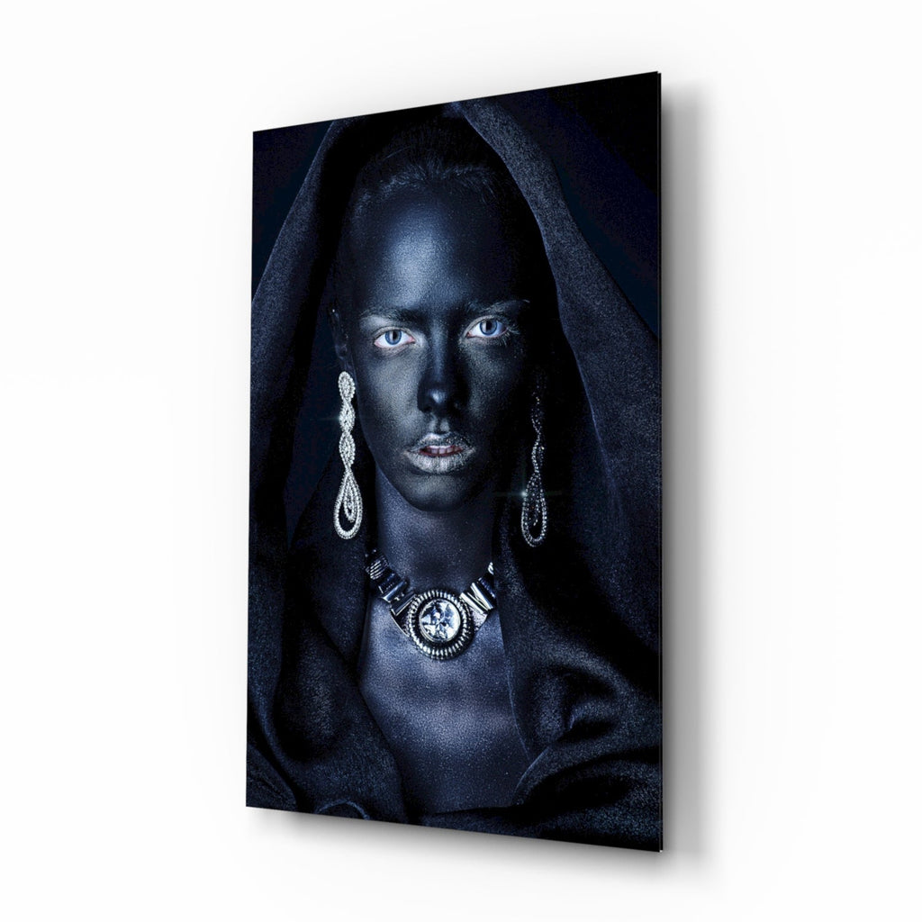 Woman Portrait 40 Glass Wall Art