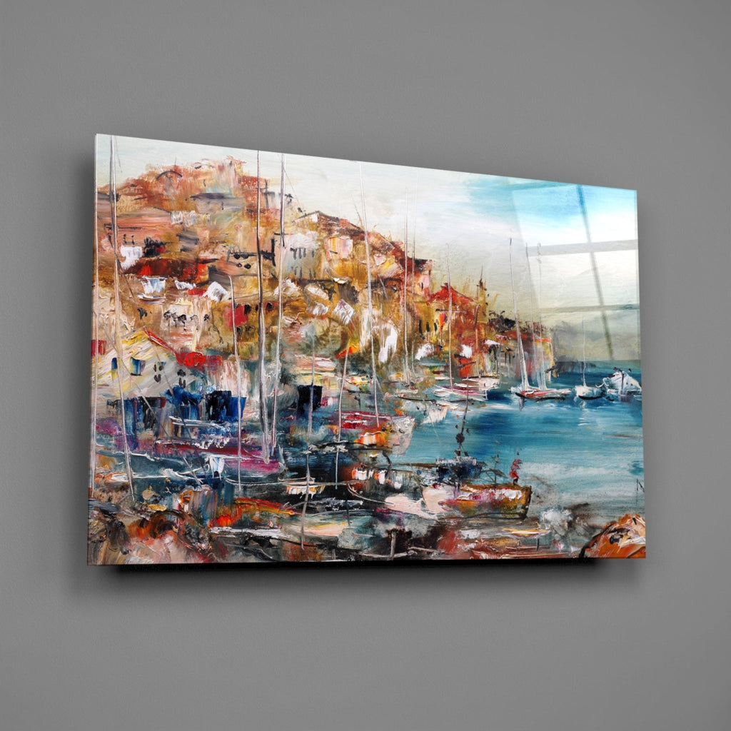 Ships Glass Wall Art