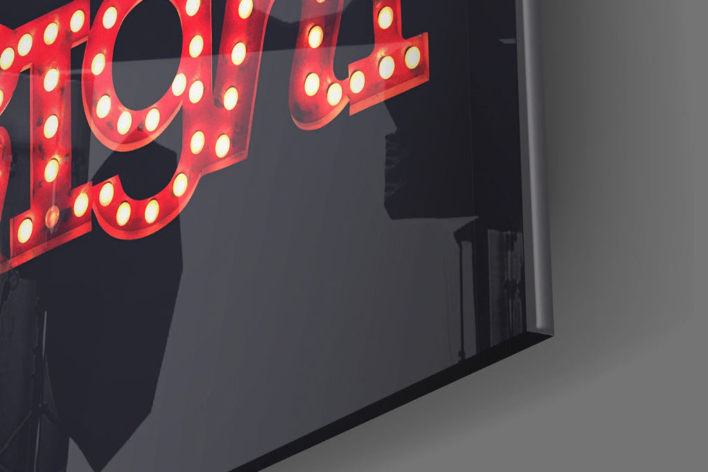 “Yeah you right” Glass Wall Art