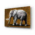 Elephant Glass Wall Art