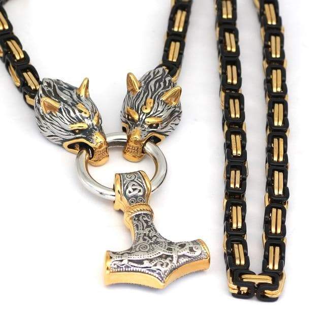 Vikings Mjölnir Stainless Steel Necklace