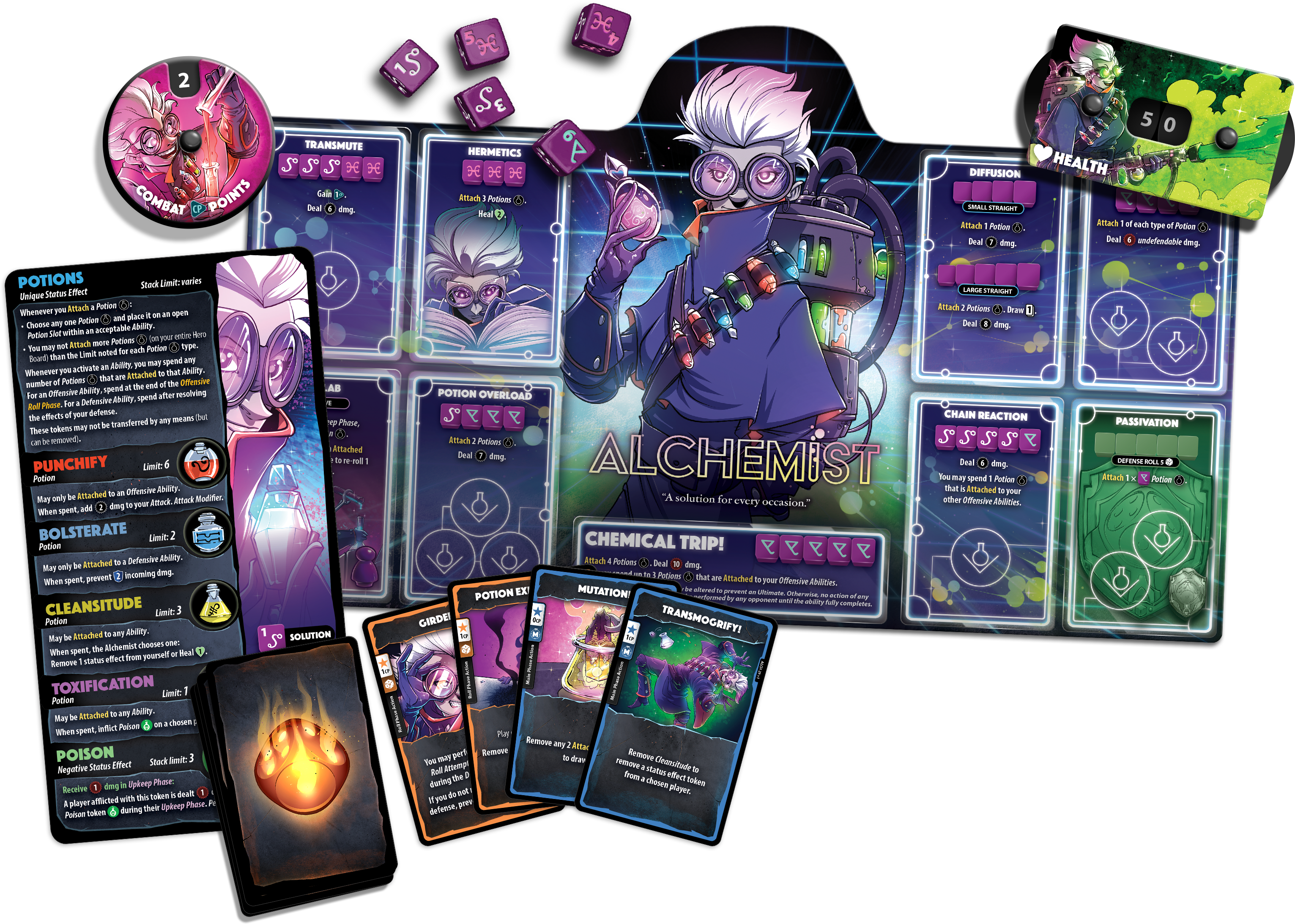 Dice Throne: Hero Pack - Alchemist