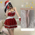 Red Velvet Christmas Dress Stage Anchor Costume