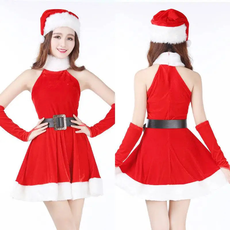 Red Velvet Nightclub Stage Halloween Performance Costume