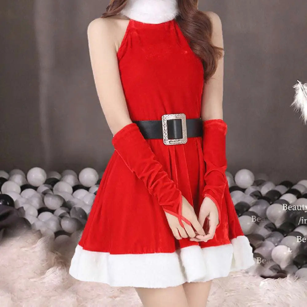 Red Velvet Nightclub Stage Halloween Performance Costume