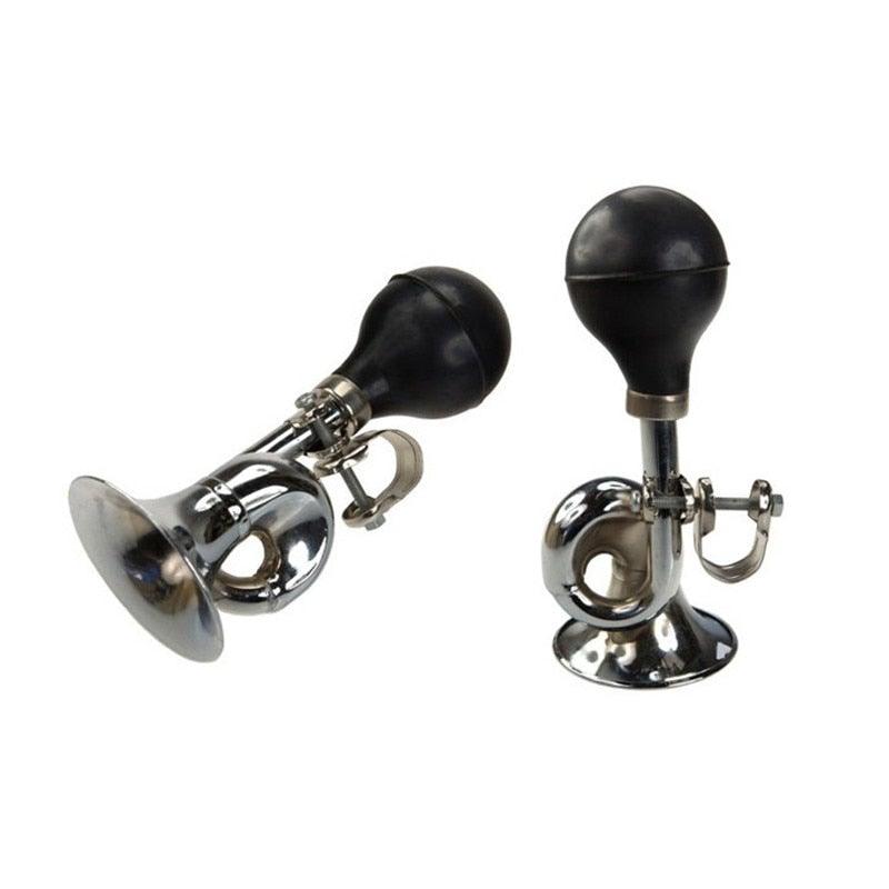 Retro Non-Electronic Trumpet Loud Bicycle Cycle Bike Vintage Retro Bugle Hooter Horn Bell Retro Clown Horn Kids Bike Horn Classic Vintage Metal Twist Loudspeaker Siren Hooter Snail Air Horn For Vehicles Bicycles 18cm