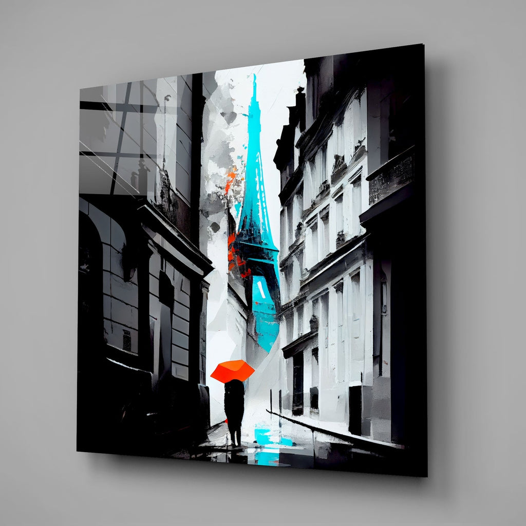 Eiffel Glass Wall Art