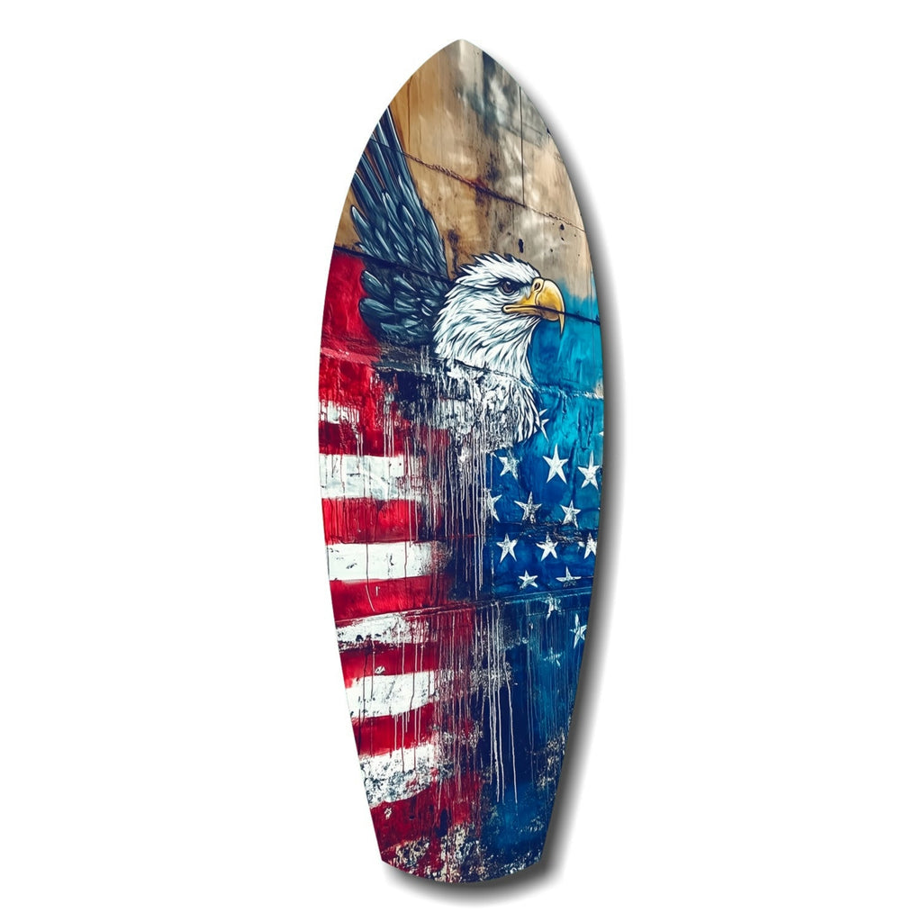 American Eagle Glass Wall Art