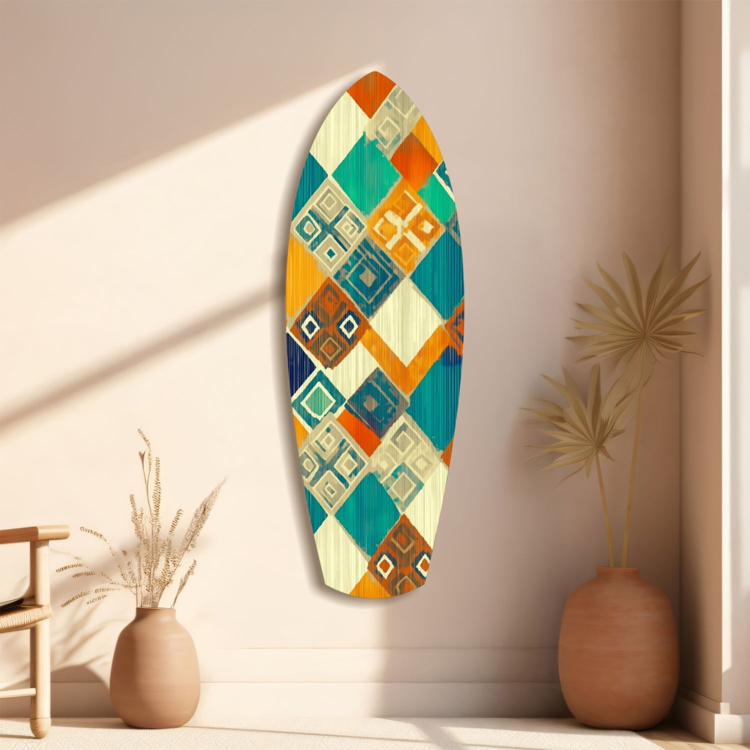 Abstract Art Glass Wall Art