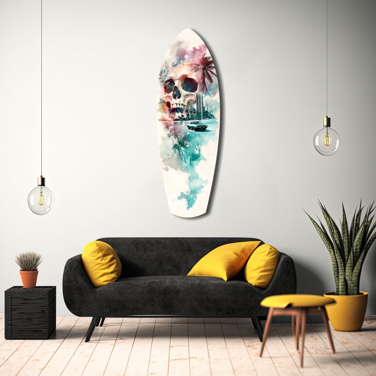 Miami Heat Glass Wall Art