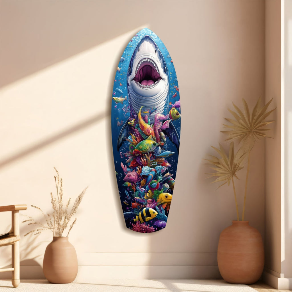 Beneath the Predator Glass Wall Art