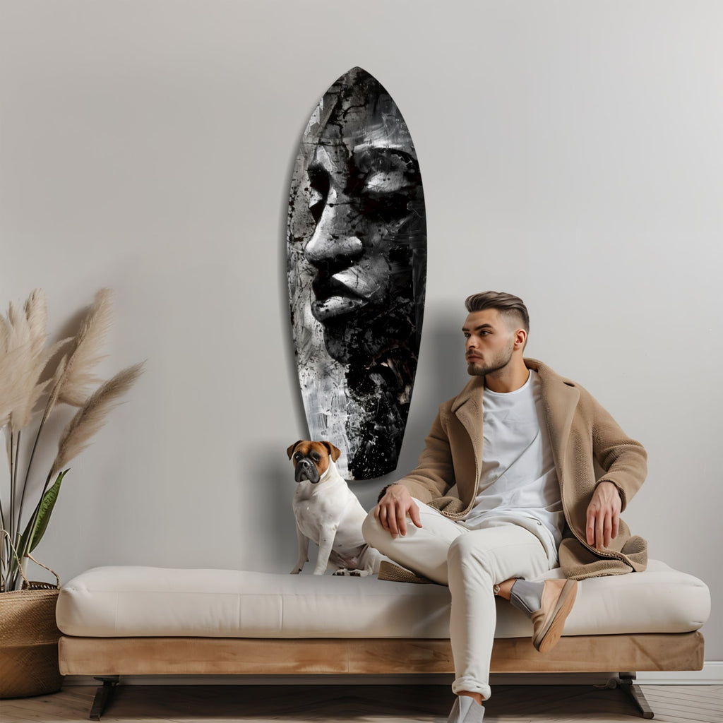 Woman Glass Wall Art