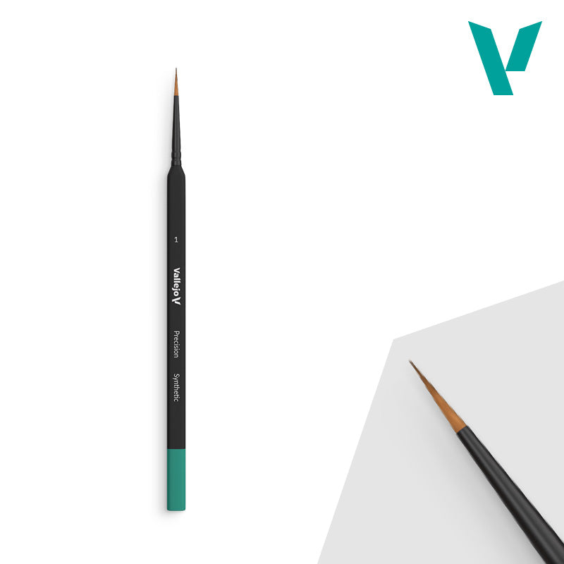 Vallejo Hobby Brushes: Precision - Synthetic - Size 1