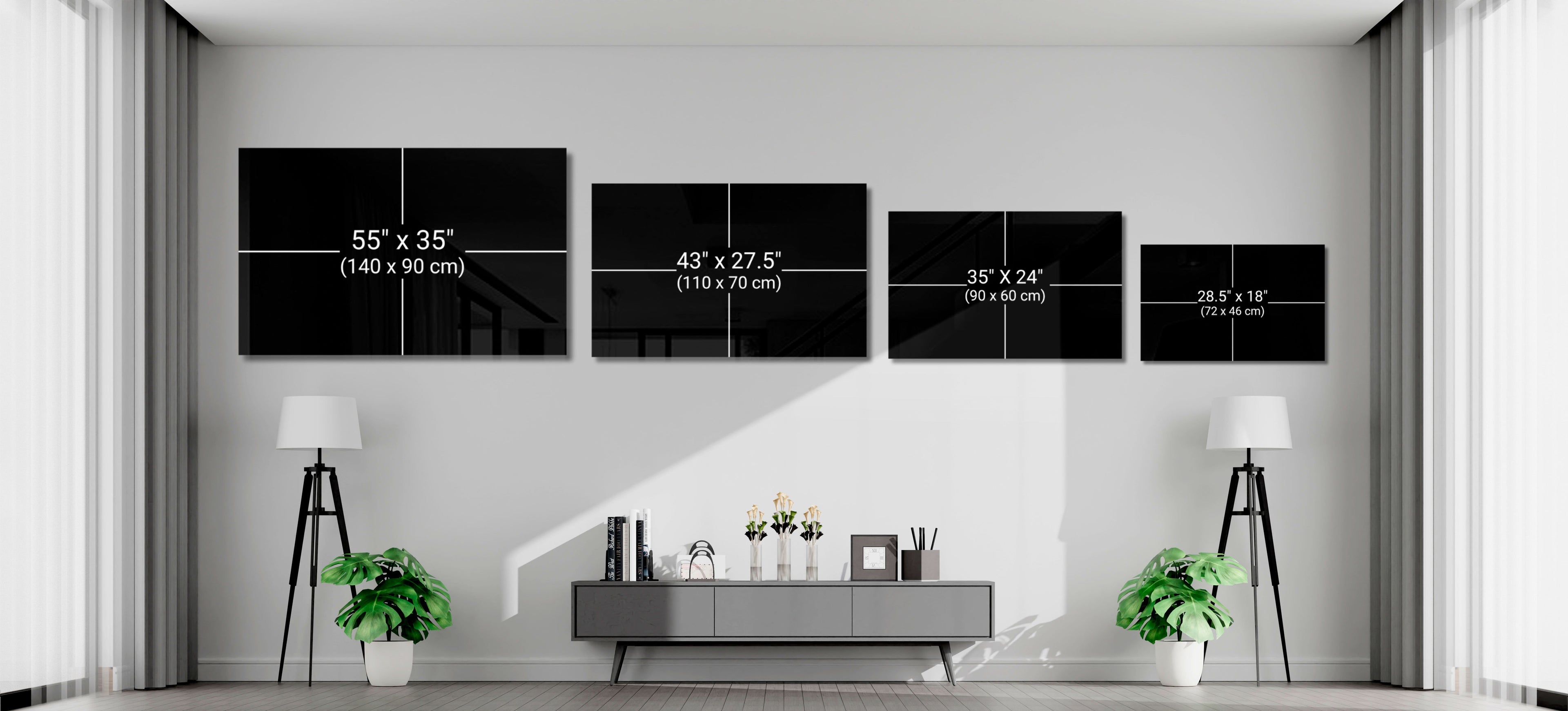 Deer Glass Wall Art