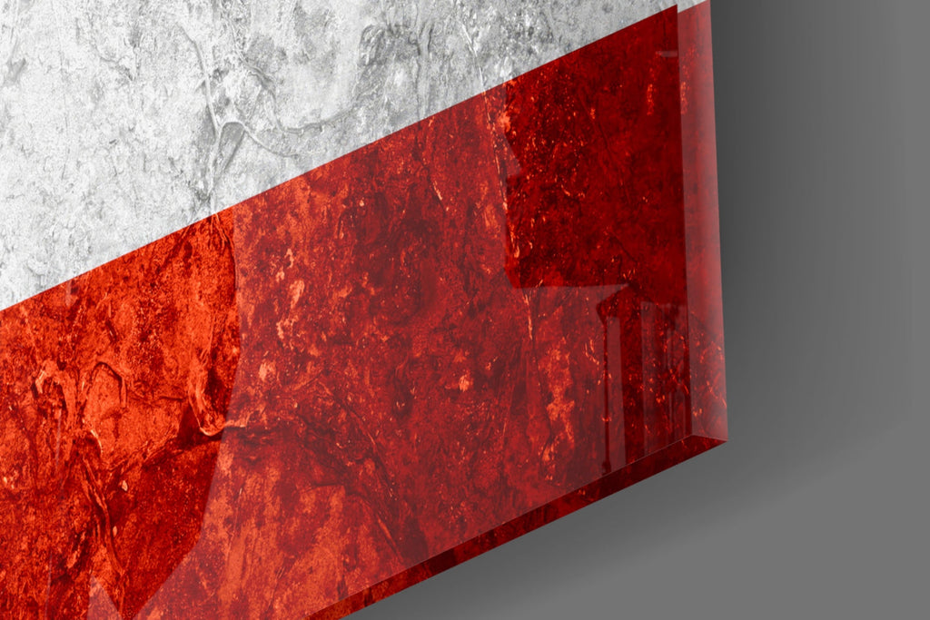 Flag of Puerto Rico Glass Wall Art