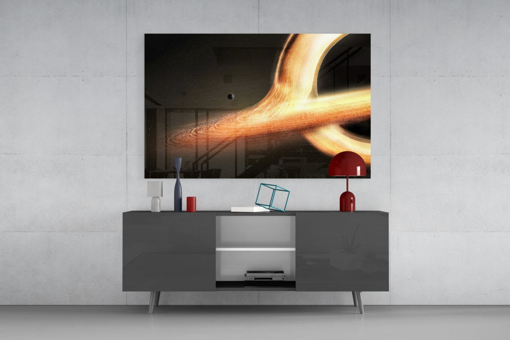 Space Glass Wall Art