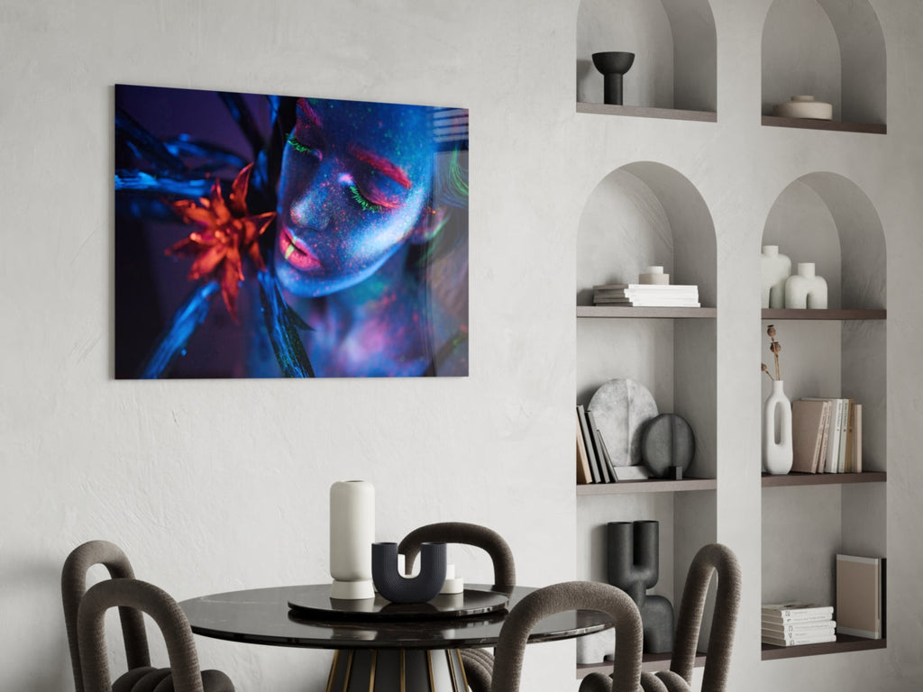 Woman Glass Wall Art