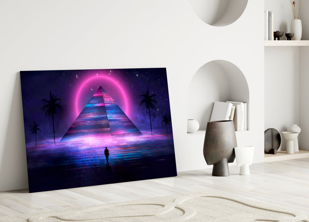 Abstract Art Glass Wall Art