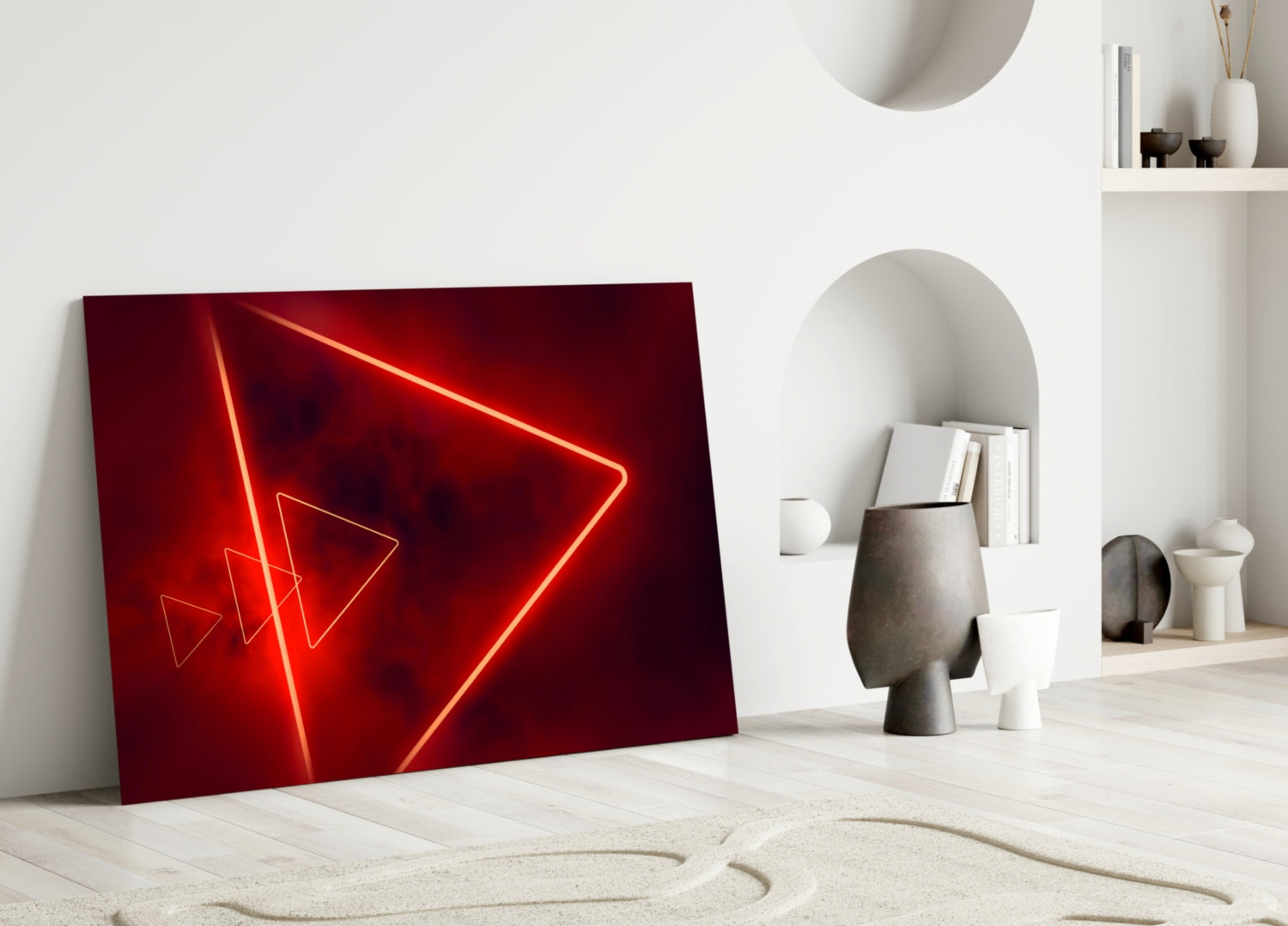 Abstract Art Glass Wall Art