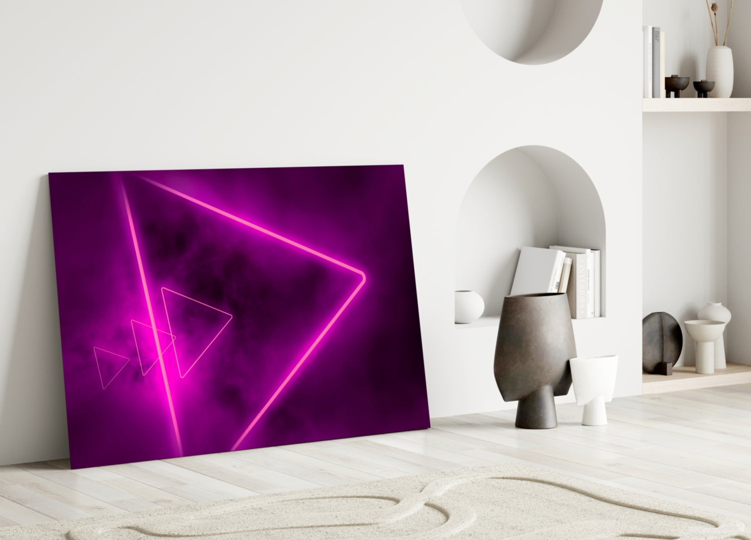 Abstract Art Glass Wall Art