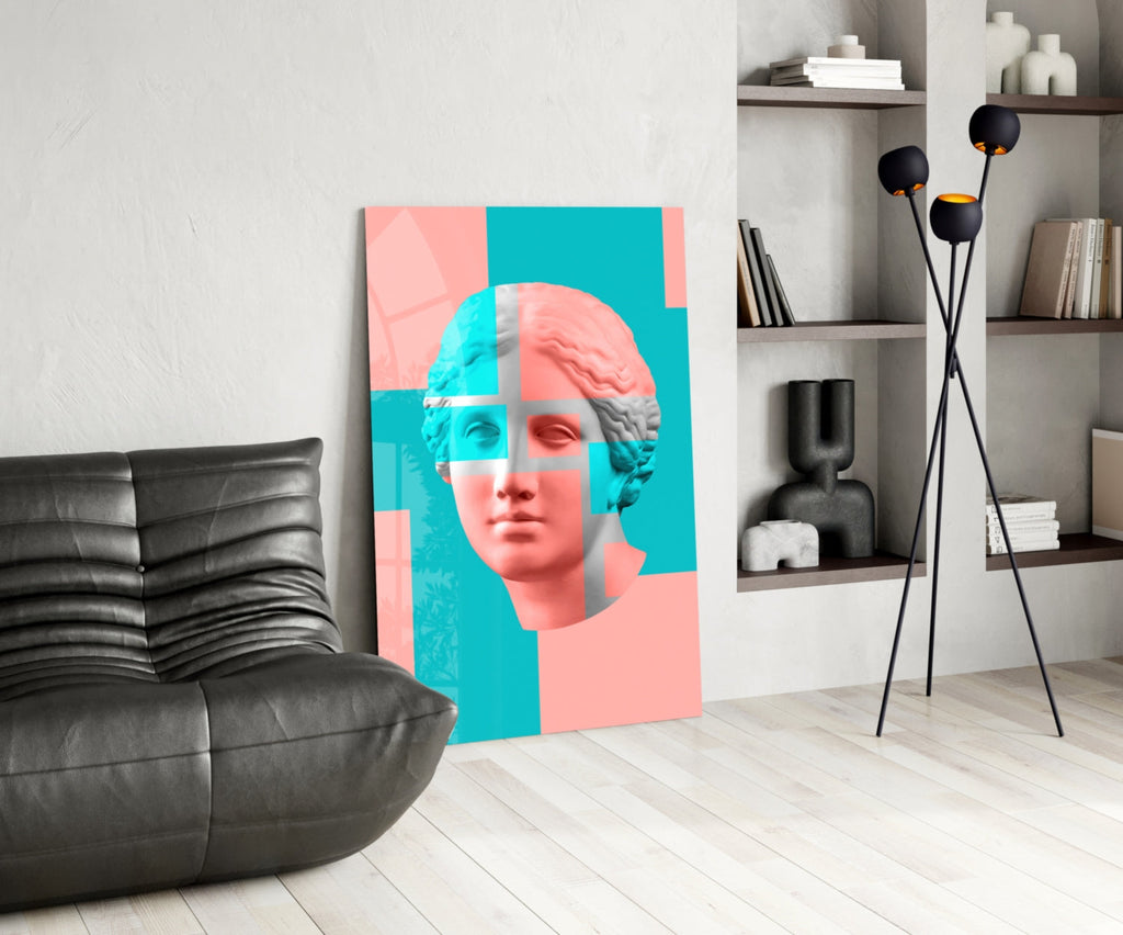 Abstract Art Glass Wall Art