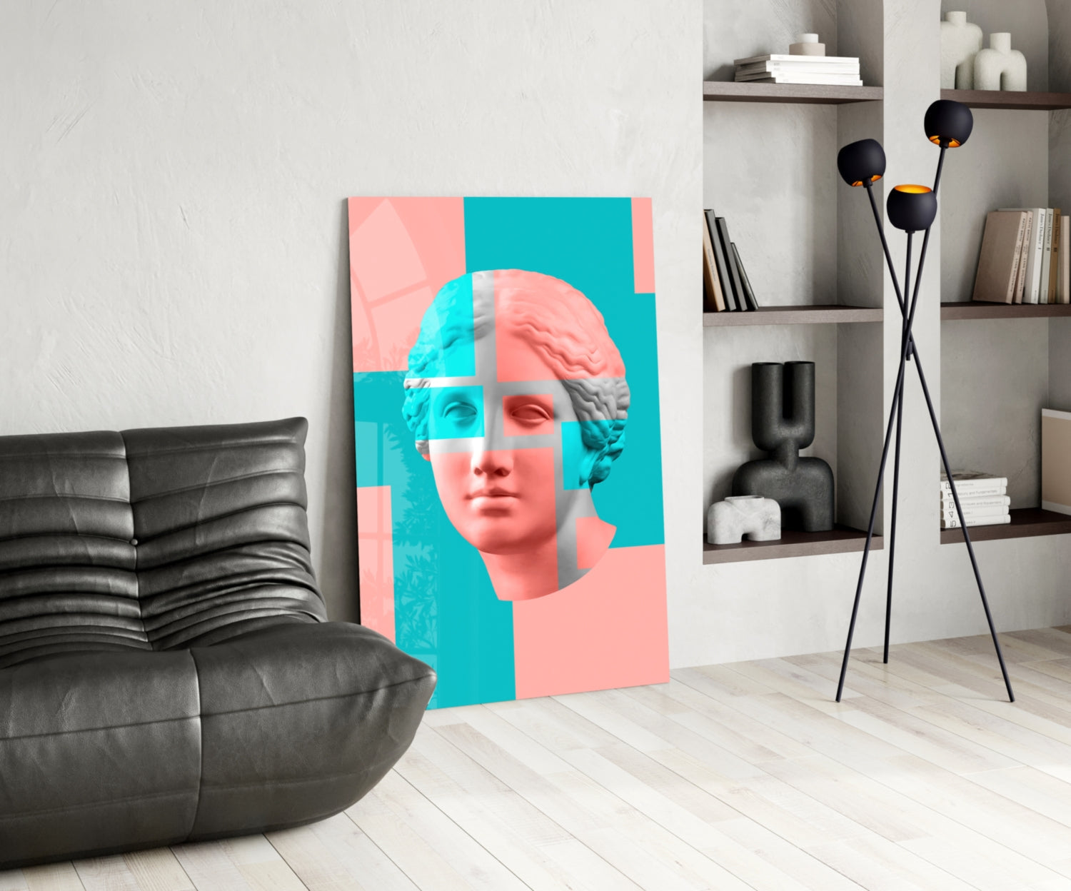 Abstract Art Glass Wall Art