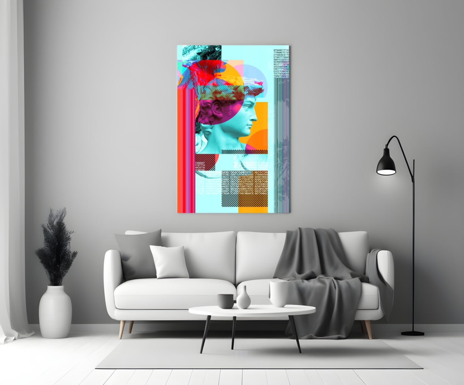 Abstract Art Glass Wall Art