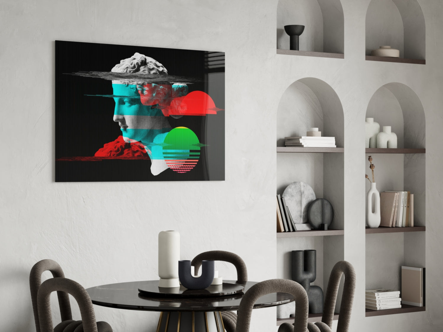 Abstract Art Glass Wall Art
