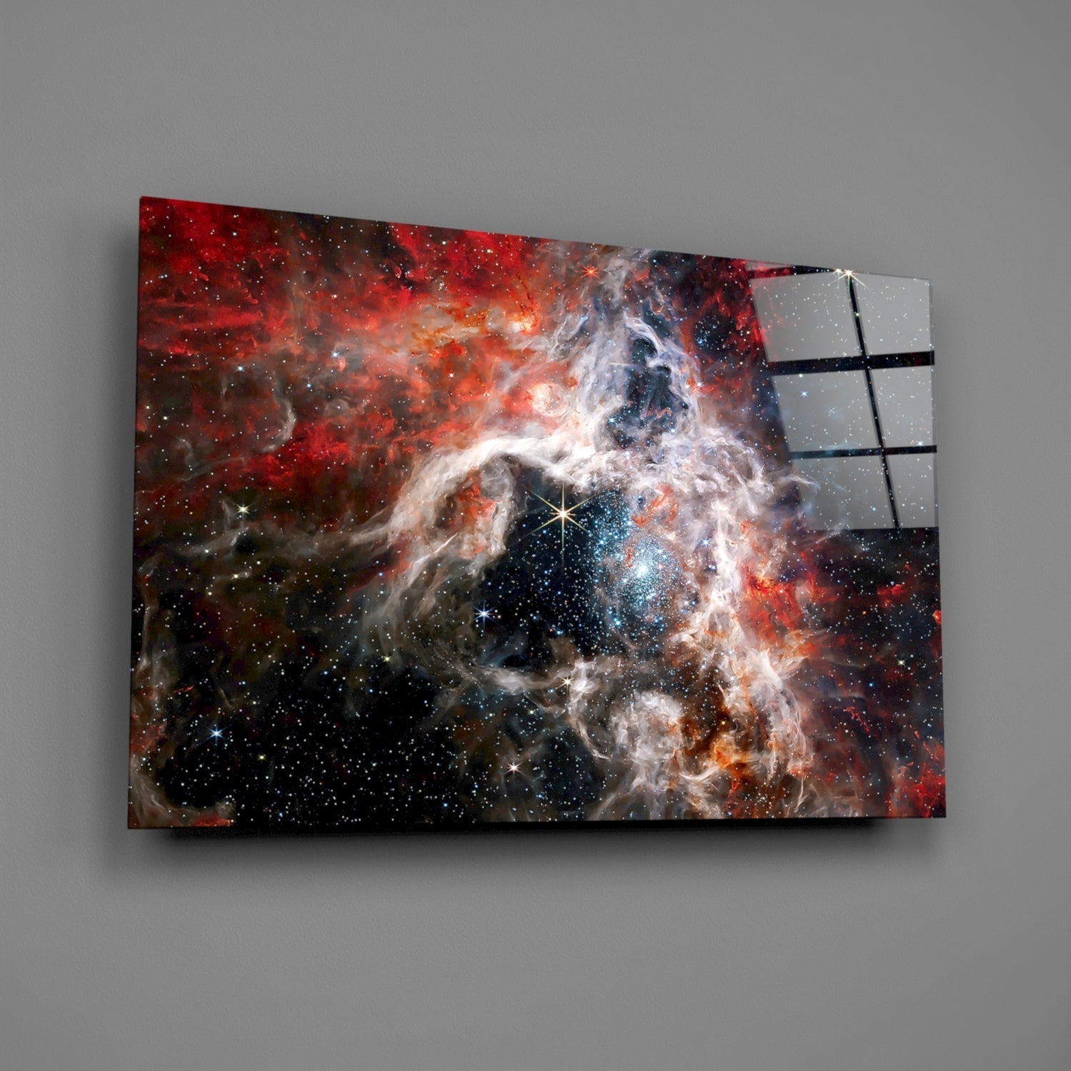 Space Glass Wall Art