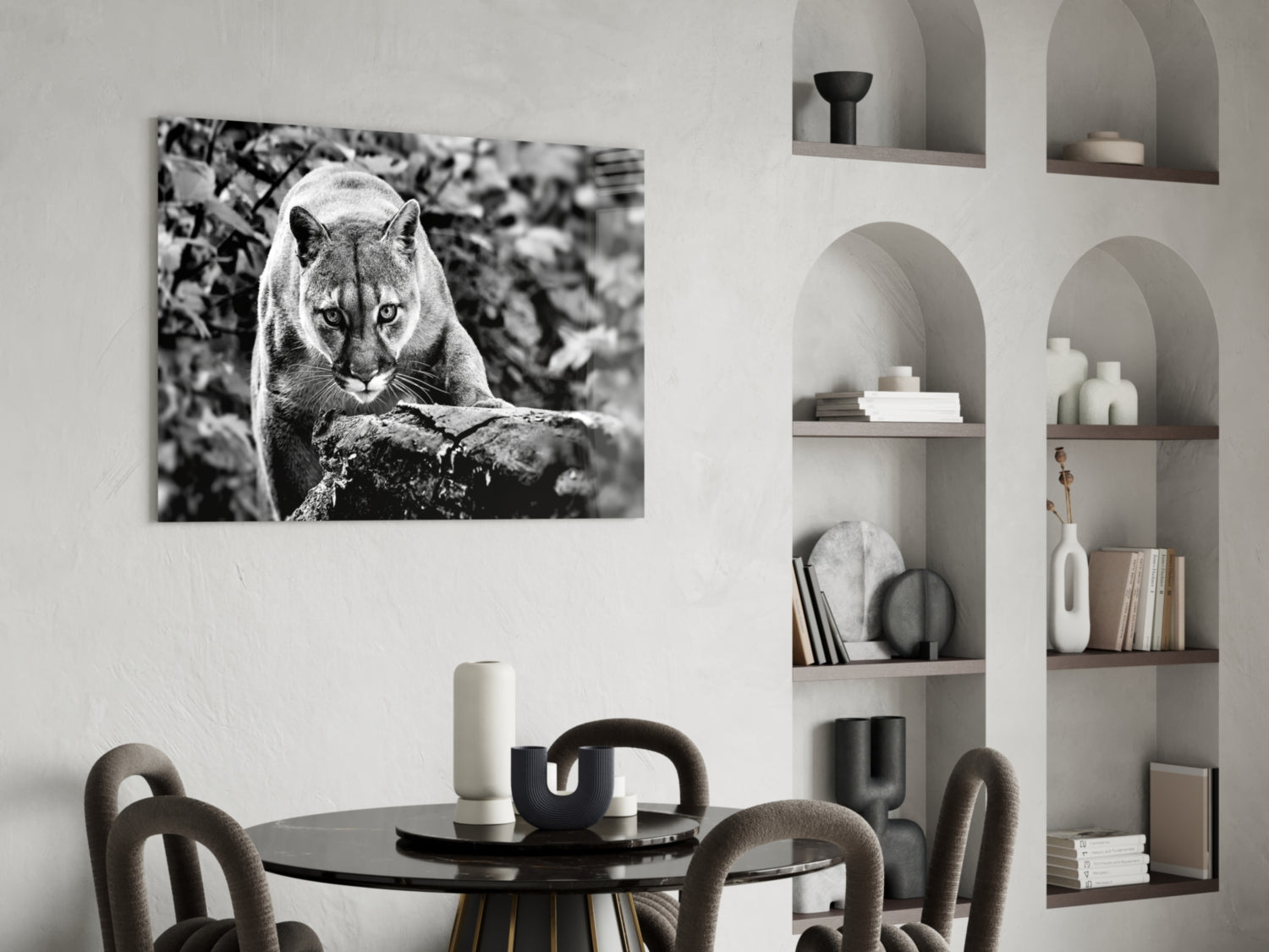 Puma Glass Wall Art