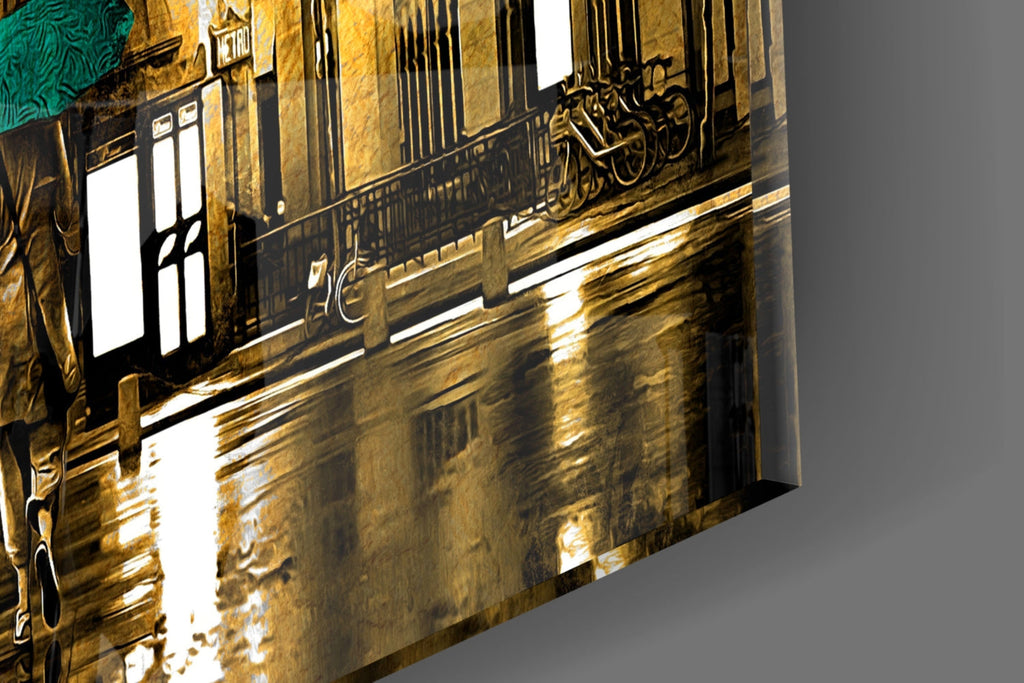 Eiffel Tower Glass Wall Art