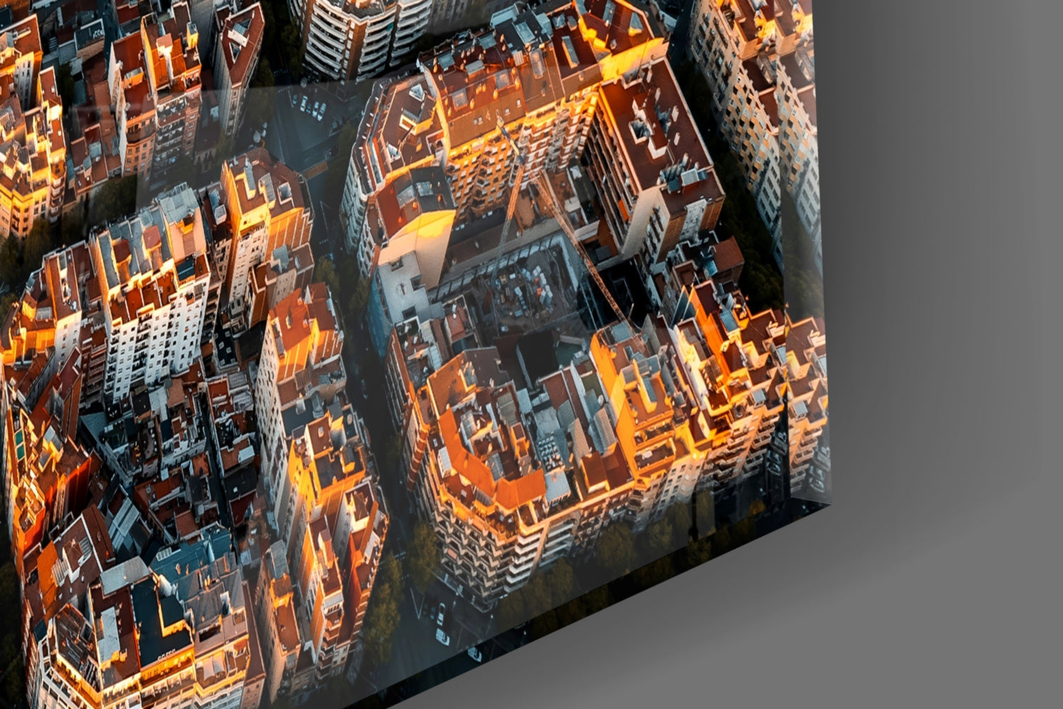Barcelona Glass Wall Art